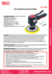 Bgs Technic BGS 3290 Instruction Manual