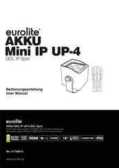 EuroLite AKKU mini IP UP-4 User Manual