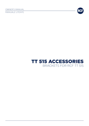 RCF H-BR TT 515 Owner's Manual