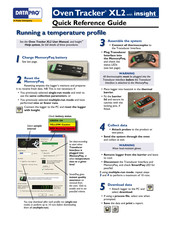 Fluke DATAPAQ Oven Tracker XL2 Quick Reference Manual