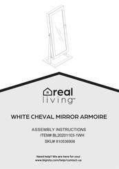 Real Living BL20201103-1WH Assembly Instructions Manual