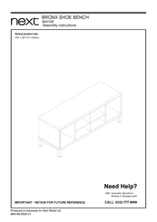 Next BRONX 904148 Assembly Instructions Manual