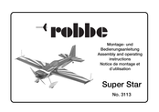 ROBBE Super Star 3113 Assembly And Operating Instructions Manual
