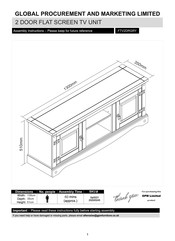 GMP FTV2DRGRY Assembly Instructions Manual