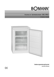 Bomann GS 2186.1 Instruction Manual