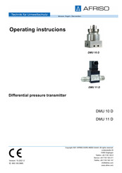 AFRISO 31834 Operating Instructions Manual