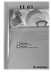 Ariston LL 63 Instructions For Installation And Use Manual
