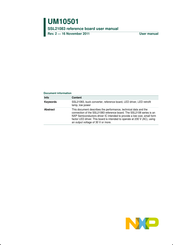 NXP Semiconductors SSL21083 User Manual
