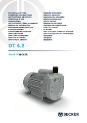 Becker DT 4.2 Operating Instructions Manual