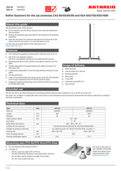 Kathrein ZAS 40 Quick Start Manual