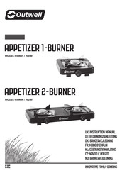 Outwell APPETIZER 2-BURNER Instruction Manual