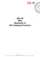 AEG ID ARE H9 BLE Manual