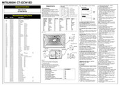 Mitsubishi CT-32CW1BD Manual