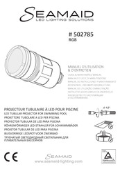 Seamaid 502785 Usage & Maintenance Manual