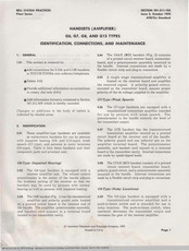 Bell System Practices G7 Identification, Connections And Maintenance