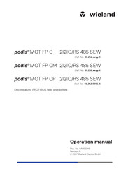 Wieland podis MOT FP CP Operation Manual