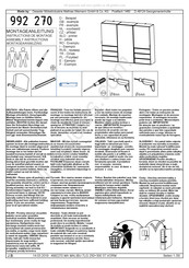 Oeseder Möbelindustrie 992 270 Assembly Instructions Manual