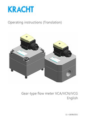 Kracht VCA 0.1 Operating Instructions Manual