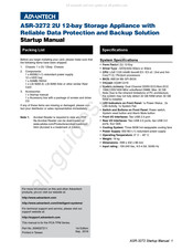 Advantech ASR-3272 2U Startup Manual
