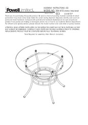 Powell 364-410 Assembly Instructions