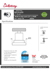 CANTERBURY ARENA Z3312-44 Installation Instructions Manual