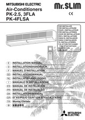 Mitsubishi Electric Mr. Slim PK-2.5FLA Installation Manual