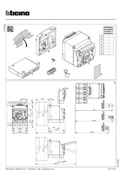 Bticino BT-M7M110 Manual