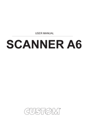 Custom Audio Electronics SCANNER A6 MSR User Manual