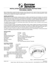 System Sensor 2300TB Installation And Maintenance Instructions
