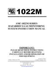 AMC 1022M Series Instruction Manual