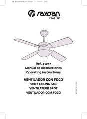 Raydan Home 26037 Operating Instructions Manual
