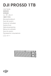 dji PROSSD Mount User Manual