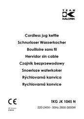 Team Kalorik TKG JK 1045 N Manual
