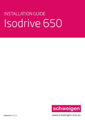 Schweigen Isodrive 650 Installation Manual