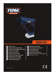 Ferm HDM1051 Original Instructions Manual