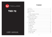 MaxWest TAB-7G User Manual