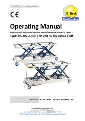 R. Beck Maschinenbau 191.100.00 Operating Manual