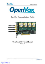 OpenVox G400P User Manual