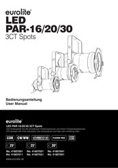 EuroLite LED PAR-20 User Manual