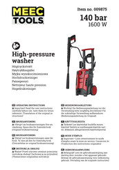 Meec tools 009875 Operating Instructions Manual