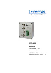 Meinberg CON/FO/TTL-4/DHS Manual