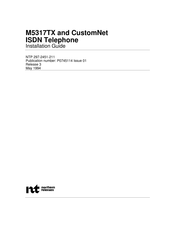 Northern Telecom M5317TDX Installation Manual