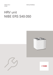 Nibe ERS S40-350 Installer Manual