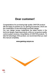 Canyon CND-GWH100 Manual
