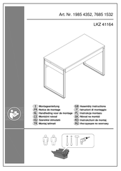 PLACES OF STYLE 1985 4352 Assembly Instructions Manual