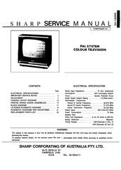 Sharp DV-1600 Series Service Manual