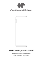 CONTINENTAL EDISON CECUF166NFS User Manual