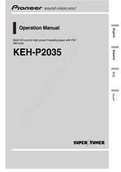 Pioneer KEH-P2035 Operation Manual