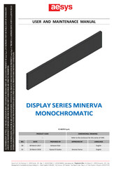 AESYS Minerva Series User And Maintenance Manual