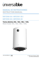 universalblue UBT2500-20 Instruction Manual